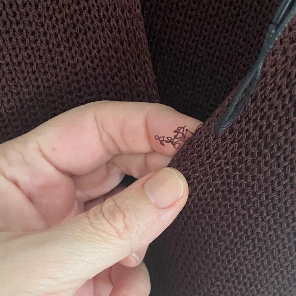 Elegant brown Maxi sleeveless sweater Dress - Picture 4 of 5